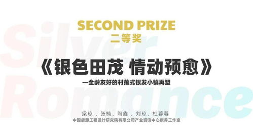 为第一个银发友好城市播下希望的种子——银色浪漫设计竞赛颁奖典礼赛事策划案
